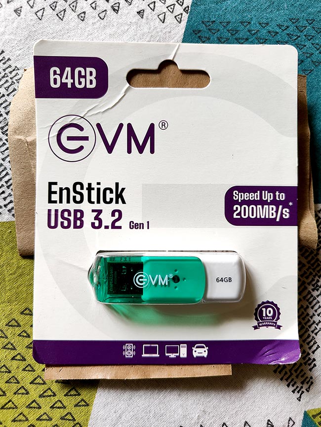 EVM 64GB USB 3.2 Pen Drive